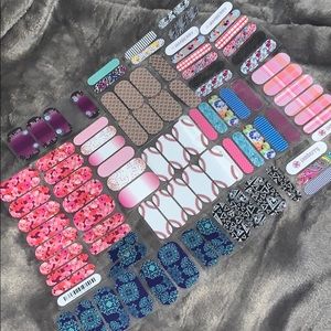 Jamberry Nail Wraps Pack w/ 11 Different Patterns